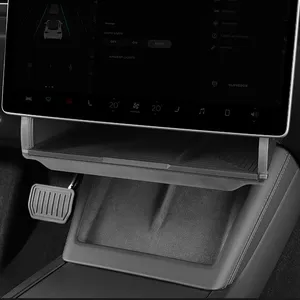 Tesla Model Y Juniper Interior Accessory - Door-Mounted Organizer With Mesh Ventilation and Key Clip thumbnail-1