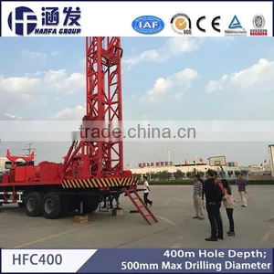 400 Meters Depth HFC400 Truck Mounted Water Drilling Rig thumbnail-2