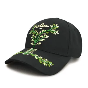 Two Tone Embroidered Baseball Cap Soft Cotton Breathable Adjustable Buckle Unisex Outdoor Daily Hat OEM Custom thumbnail-3