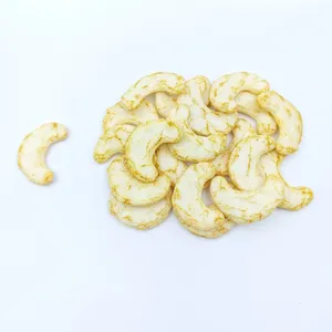 Premium BRCGS Halal Kosher Certified Savory Curry Rice Cracker Slices Cashew Shape for Global Retailers thumbnail-1