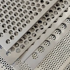 Copper Perforated Coil Mesh, 1.5mm Hole, 0.6mm Thick, 1m Wide, 40m Coil, 55% Open Area thumbnail-1
