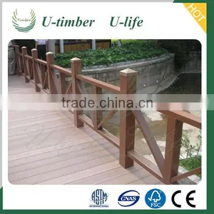 Large Assortments Wood Plastic WPC Stainless Steel Railing thumbnail-2