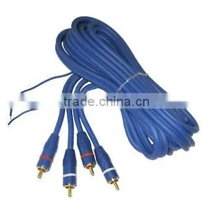 High Quality Gold Audio Video Extension Rca Cable thumbnail-1