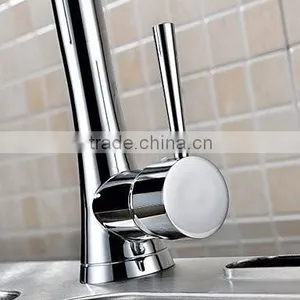 Brass Single Handle Flyway Kitchen Faucet Chrome Plated thumbnail-5