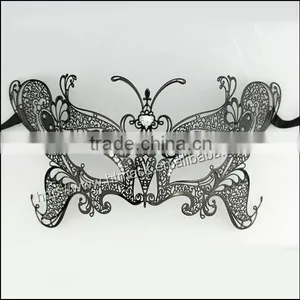 Artificial Metal Beauty Rhinestone Butterfly Type Female Sex Carnival Mask for Christmas With Crystals thumbnail-1