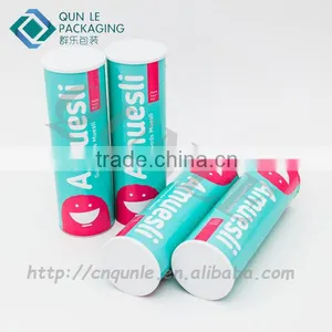 Custom Round Shaped Rigid Mixed Cereals Paper Can thumbnail-1