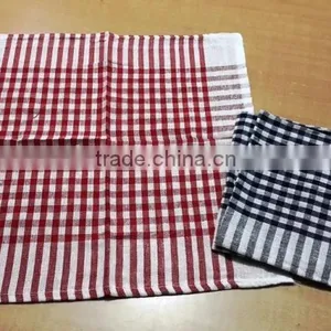 Black & White Dobby Linen Cloth for Tea Towel Cotton Hotel Towel Linen Dish Towel Stripes Bar Cloth Wholesale thumbnail-3
