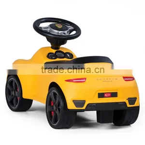 No Need Power Use Foot Pushing Licensed Ride on Car Porsche thumbnail-6
