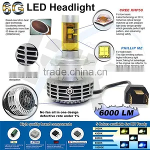 Popular Led Headlight G6 Without Fan Design H13 Car Led Headlight All in One Car Light thumbnail-6