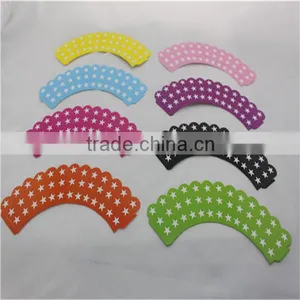 Wholesale Party Supplies Star Cupcake Wrappers for Cake Decoration thumbnail-1