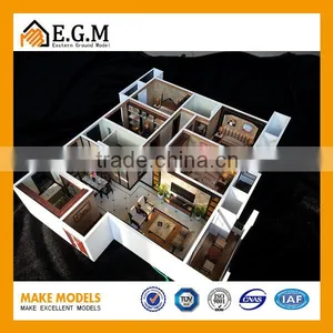 Landscape Miniature Plastic Scale Model House Making thumbnail-3