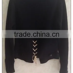Women Zipper Knitting Sweater Coat,simple Design Ladies Cardigan Sweater thumbnail-2