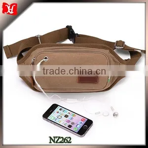 Casual Fashion Cross Body for Hiking Bag Men's Chest Packs With Earphone Hole thumbnail-1
