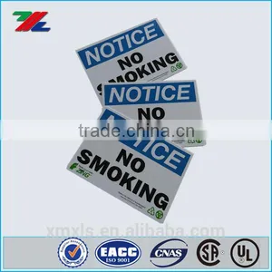NOTICE Safety Sign Custom Printed ; Plastic / Aluminum / Adhesive Label Custom Printed Safety Signs thumbnail-1