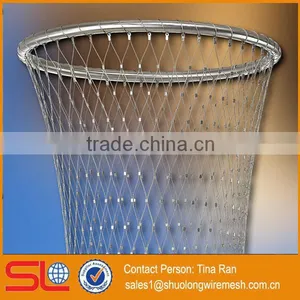 2mmx50mm Decoration Mesh From Stainless Steel Rope Mesh thumbnail-1