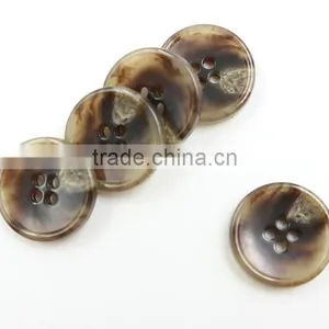 Sedex Audited Factory 2 Pillar Burnt Rim 4 Holes Fire Proof Urea Button, Urea Suit Button thumbnail-2