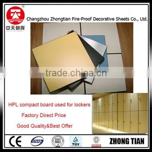 Public Lockers Cabinet Hpl High Pressure Laminate Board Fireproof Board Compact Laminate Board thumbnail-1