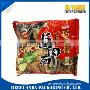 Plastic Food Printed Packaging Bag for Noodles/plastic Packaging Film for Instant Noodles/spaghetti Pasta Packaging thumbnail-5