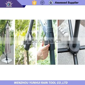 Aluminum Material Tilting Sunproof Umbrella thumbnail-3