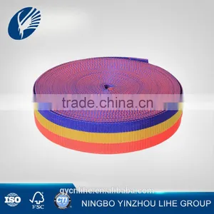 High Quality New Sales Polyester Woven Jacquard Webbing Colored Tape Customized thumbnail-2