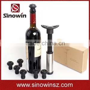 Best Selling Wine Bottle Saver Bulk Cheap Wine Vacuum Pump With 2 Stoppers thumbnail-4