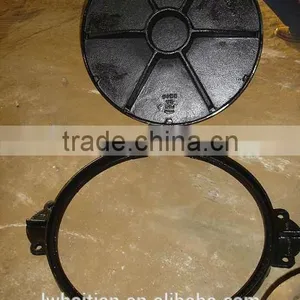 Round Bitumen Coating Cast Iron Manhole thumbnail-5