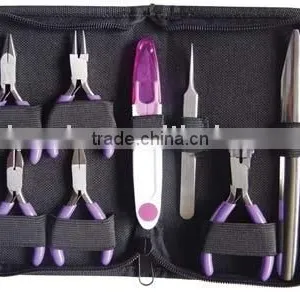 8 Pieces Jewelry Making Tool Sets or Jewelry Pliers Sets thumbnail-1