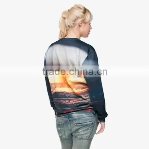 Fashion Natural High Quality 3d Digital Print Fullprint Crewneck Sweatshirt Spring Autumn Unisex Custom Oversized Pullover thumbnail-3