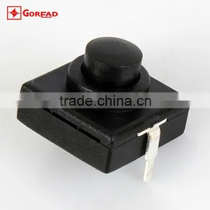 Goread 3W High Bright Flashlight Plastic Black Push Button Switch thumbnail-1