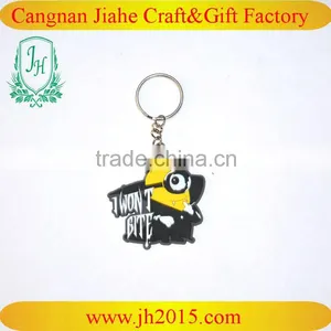 Injection Rubber Pvc 3d Keychain Cheap Logo Custom Made Keychains thumbnail-2