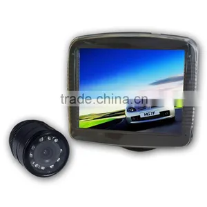 3.5 Inch Car Back Seat Lcd Monitor Rear View Camera System With 4 Way Car Reverse Camera System thumbnail-2