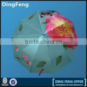Wholesale Hot Sale 3 Foldable Travel Sun Umbrella in the World thumbnail-1