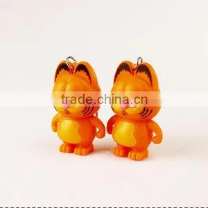 Creative Cartoon Cat LED Light Flash Keychain With Sound thumbnail-5