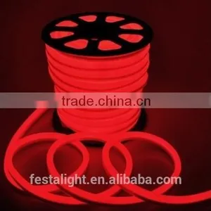 Canton Festalight 2016 China Supplier Holiday Christmas Decoration IP44 110V 220 Volt Colorful Led Neon Flex Rope Light With CE thumbnail-1