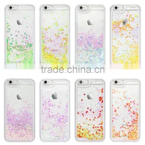 Bling Sparkle Glitter Heart Liquid Quicksand TPU Phone Case For IPhone 6s 6 Plus thumbnail-1