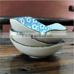 Japanese Ceramics Retro Blue And White Porcelain Bowls BCH2015121 thumbnail-2