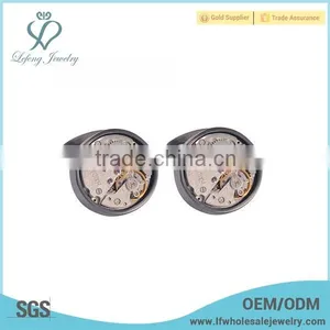 Mens Engraved Vintage Cufflinks,customized Watch Cufflinks Jewelry thumbnail-1