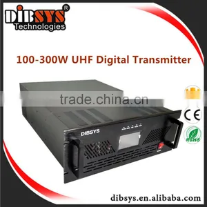 Air-Cooled Anti Interference UHF Terrestrial TV Broadcast Transmitter 200W/300W 80MHz With Digital tv Antenna thumbnail-1