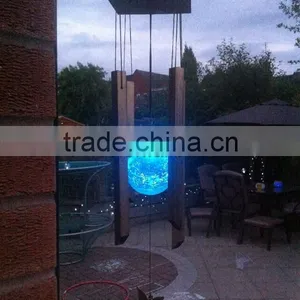 Wind Chimes With Solar Power Color Changing LED Light thumbnail-3