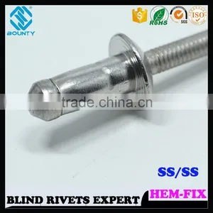 HIGH QUALITY HOT SELLING FACTORY HIGH SHEAR STRENGTH HM RIVETS FOR WAREHOUSE RACKING thumbnail-5