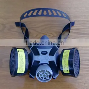 Gas Respirators Face Mask Chemical Face Mask 100% TPR Frame Double Activated Carbon Filter Gas Mask Similar as 3M Respirator thumbnail-2