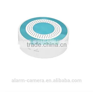 Intelligent Mini Wireless Strobe Light Siren With Low Voltage SMS Alert Function and Self-check,blue Color Indoor Siren thumbnail-1