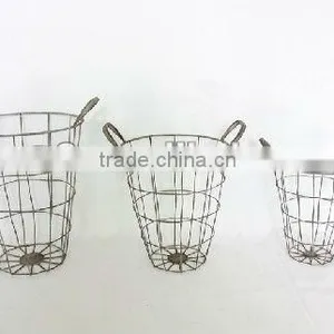 112086F-Metal Wire Storage Basket Organizer thumbnail-1