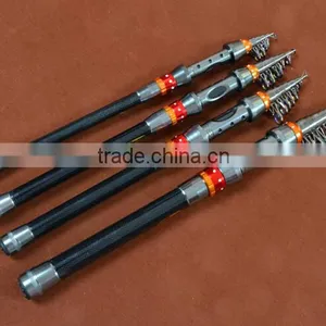 Super Light Carbon Portable Telescopic Pole Saltwater Casting Spinning Fish Pole Hand Sea Fish Tackle Wholesale 1.8-3.6M thumbnail-1
