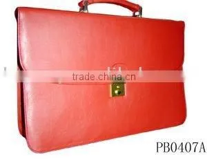 Unisex Quality Polo Leather Briefcase thumbnail-1