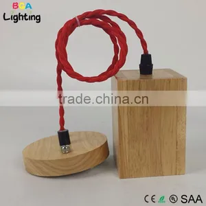 Centerpieces Light Custom E26 Wood Suspended Light Cord Set thumbnail-5