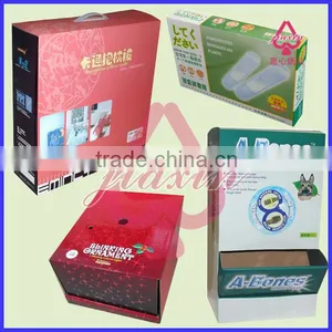 CMYK Store Black Cardboard Display Box For Showing thumbnail-1
