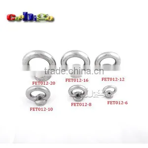 Stainless Steel 304 Eye Nut For Lifting Machinery Fastener Hardware #FET012 thumbnail-1