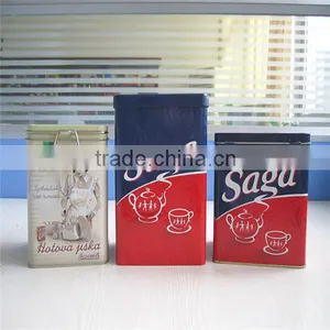 Hotsale Tinplate Coffee Gift Box thumbnail-2