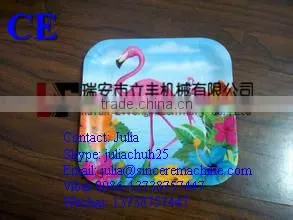 Automatic Disposable Good Quality Low Price Paper Plate Forming Machine thumbnail-1